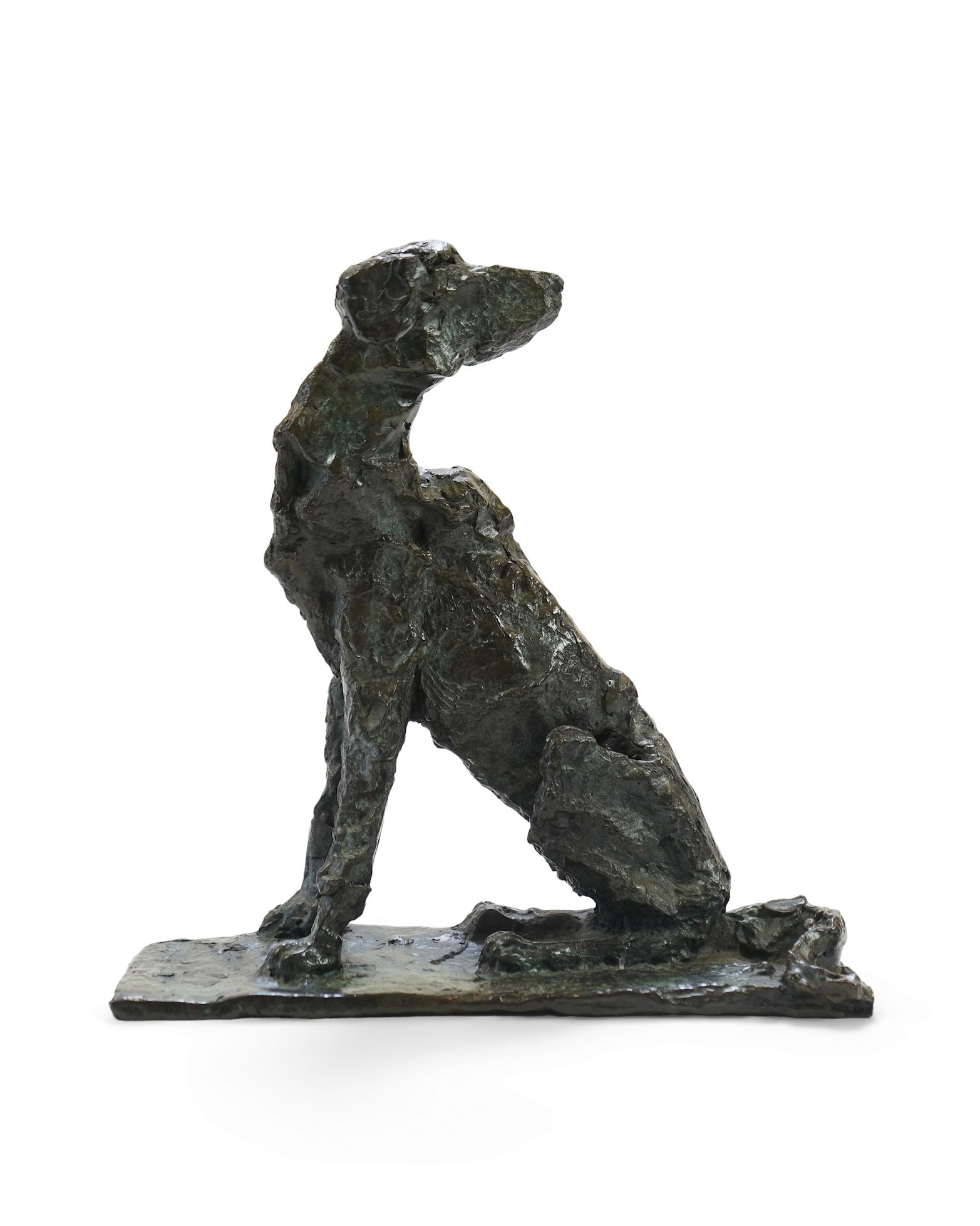 Robert Crutchley, b. 1943, 'Sitting Dog'